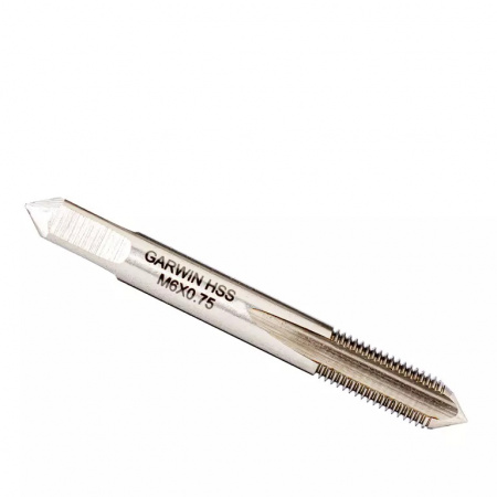 GARWIN INDUSTRIAL Метчики ручные Mf6x0.75, DIN 2181, HSS, 6H, комплект из 2 штук, GM-TF060075