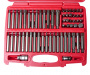 JTC Набор бит 1/2" 3/8" HEX, TORX, SPLINE, RIBE 6-ти гранных 2 держателя 58 предметов в кейсе 
