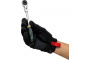 ROCKFORCE Трещотка реверсивная шарнирная с резиновой ручкой 1/4" (72зуб.)