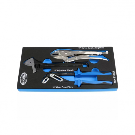 Licota Набор ручные тиски, переставные клещи, разводной ключ EVA