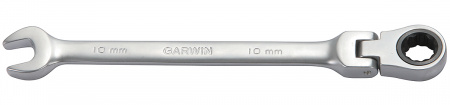 GARWIN PRO Ключ комбинированный, трещоточный, шарнирный, 12 мм