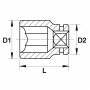 JONNESWAY Головка торцевая ударная 1/2"DR, 15 мм