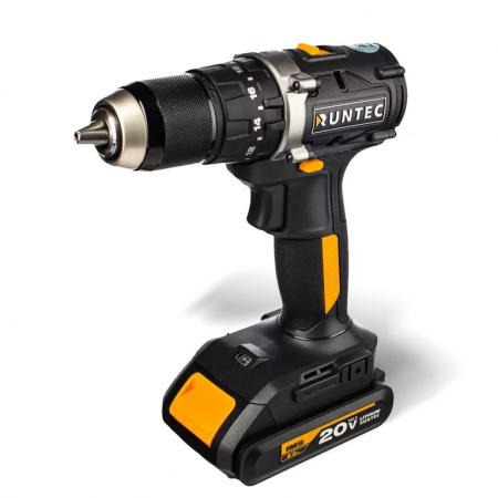 RUNTEC PRO Дрель-шуруповерт ударная аккумуляторная 13 мм, 20 В, 55 Нм, 1950 об/мин, 2*2 Ач