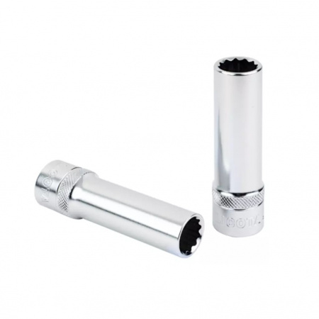 Licota Головка торцевая глубокая 1/2" (12,7 мм), 12-гранная, 12 мм, длина 77 мм