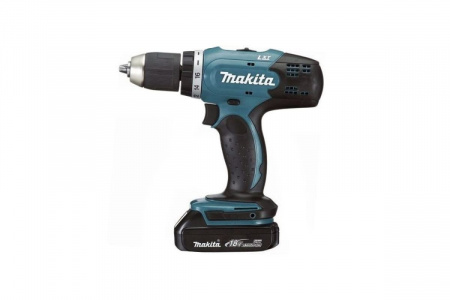 Makita Дрель-шуруповерт аккумуляторная BL18 1,5-13 мм, 18 В, 42 Нм, 1300 об/мин, 1.5 Ач
