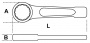 GARWIN Ключ накидной ударный короткий  4 1/8"