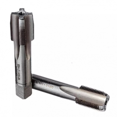 GARWIN INDUSTRIAL Метчики ручные Mf16x1.0, DIN 2181, HSS, 6H, комплект из 2 штук GM-TF16100