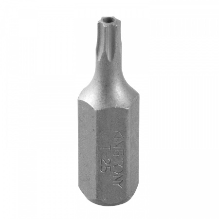 KING TONY Вставка (бита) торцевая 10 мм, TORX, Т25, L = 36 мм, с отверстием
