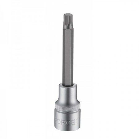 FORCE Головка-бита 1/2"DR Spline удлиненная M14x100 мм