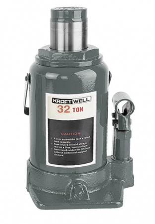 KraftWell KRWBJ32 Домкрат бутылочный г/п 32000 кг, 255-405 мм