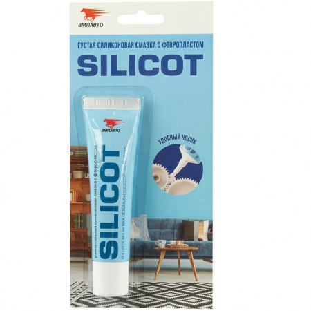 ВМПАВТО Смазка силиконовая SILICOT c фторопластом, 30 г