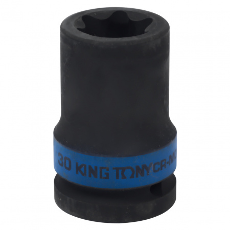 KING TONY Головка торцевая ударная TORX Е-стандарт 3/4", E30, L = 56 мм