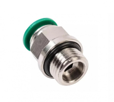GARWIN PRO Фитинг цанговый М1/4" 8 мм, с уплотнением, металлический корпус