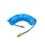 GARWIN PRO Шланг полиуретан (PU) 10*6, витой, 5 м, синий, БРС в комплекте