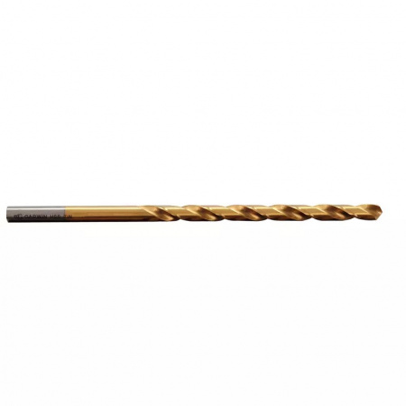 GARWIN Сверло спиральное по металлу 4,5 мм, DIN 340, HSS-G, длинное, 10xD, 118°, HA, TiN, тип N
