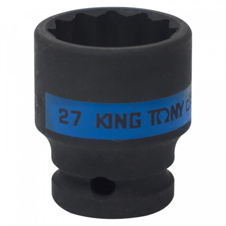 KING TONY Головка торцевая ударная двенадцатигранная 1/2", 27 мм 453027M