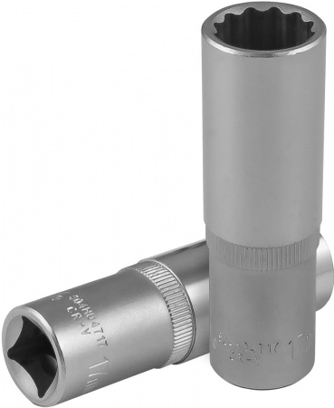 JONNESWAY Головка торцевая глубокая 12-гранная 1/2"DR, 17 мм