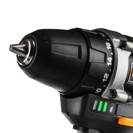 RUNTEC PRO Дрель-шуруповерт аккумуляторная 10 мм, 16 В, 45 Нм, 1900 об/мин, 2*2 Ач