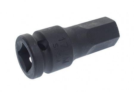 JTC Головка торцевая 1/2" HEX H17 ударная L=60 мм