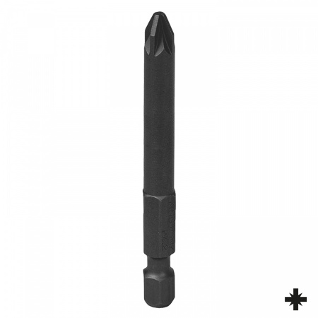 KING TONY Вставка (бита) торцевая 1/4", Pozidriv, PZ3, L = 70 мм, для шуруповерта 