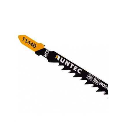 RUNTEC Пилки для лобзика по дереву T 144 D, HCS, 5 шт
