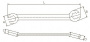Licota Ключ разрезной 1/2" x 9/16"