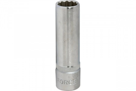 FORCE Головка торцевая глубокая 3/8", 12-гранная, 11 мм, длина 63 мм