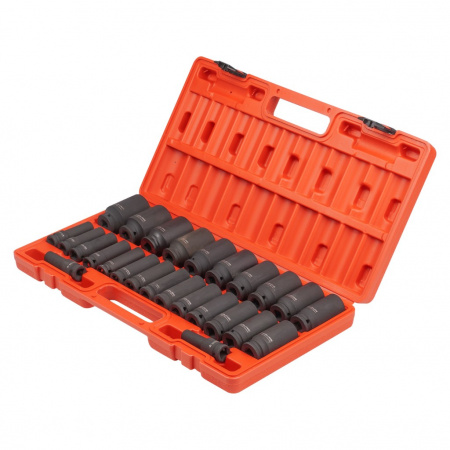 Airline Набор головок ударных 1/2" 78 мм 26 пр. (10-36 мм) пласт. кейс