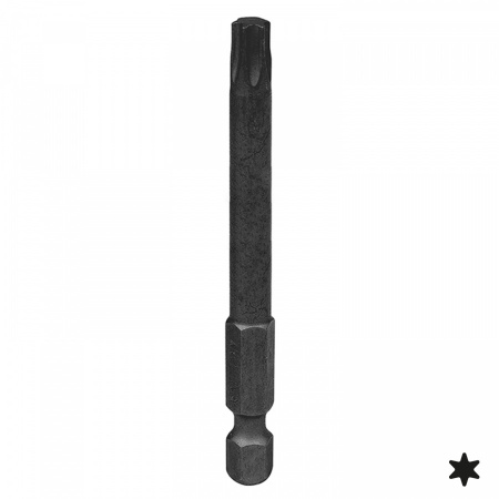 KING TONY Вставка (бита) торцевая 1/4", Torx, Т40, L = 70 мм, для шуруповерта 