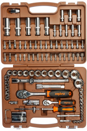 OMBRA Набор инструмента универсальный 1/4", 1/2"DR, 94 предмета
