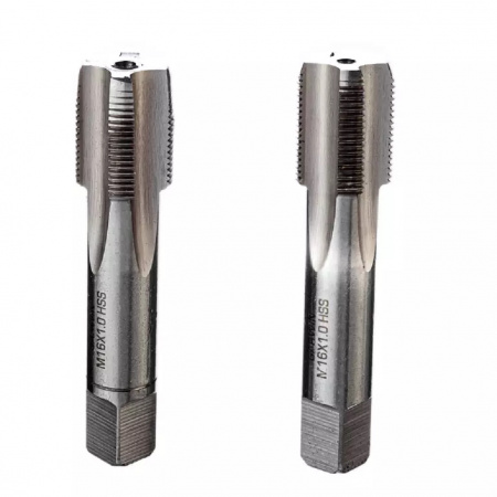 GARWIN INDUSTRIAL Метчики ручные Mf16x1.0, DIN 2181, HSS, 6H, комплект из 2 штук GM-TF16100