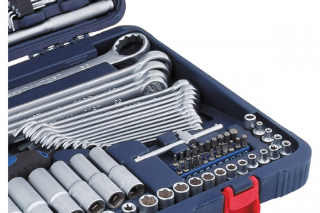 СТАНКОИМПОРТ Набор инструментов, 1/2" и 1/4", головки, ключи, молоток, трещотка, 139 пр.