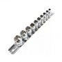 Licota Набор торцевых головок 1/4", 12-ти гранных, 3/16"-9/16", 10 пр. на линейке