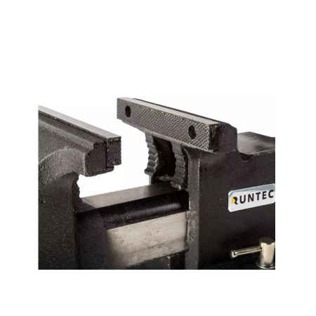 RUNTEC Тиски слесарные стальные с поворотным механизмом, 200 мм