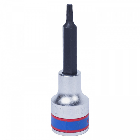 KING TONY Насадка (бита) торцевая 1/2", TORX, T20, L = 80 мм