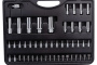FORCE Набор инструмента 1/2"&1/4" 12-гранный 4-32 мм вставки, насадки в кейсе 108 пр. 