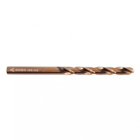 GARWIN INDUSTRIAL Сверло спиральное по металлу 2,7 мм, DIN 338, HSS-Co5, 5xD, 135°, HA, тип UNI