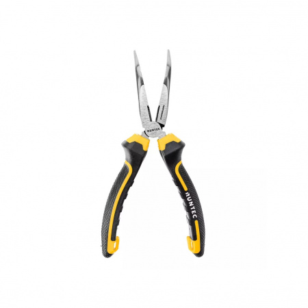 RUNTEC Длинногубцы изогнутые, длина общая 200 мм, CrV