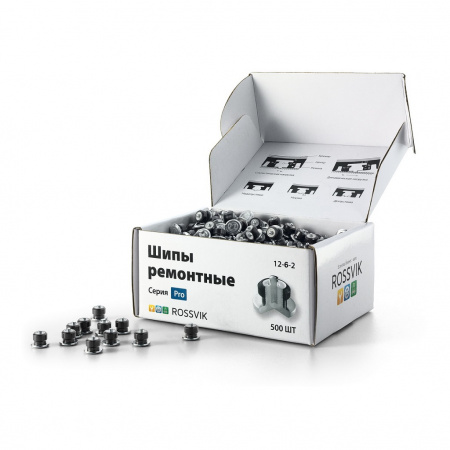 ROSSVIK Шип ремонтный 12-6-2 PRO (500 шт в коробке)