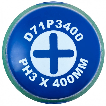 JONNESWAY Отвертка стержневая крестовая ANTI-SLIP GRIP, PH3x400 мм