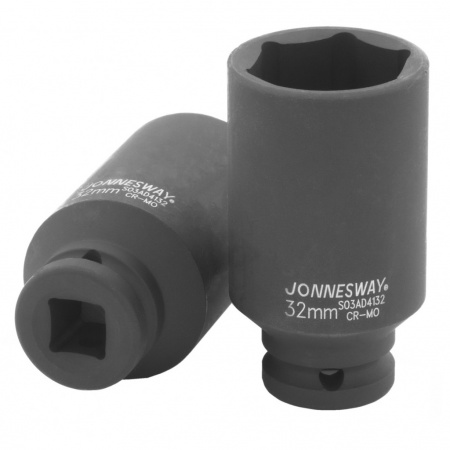 JONNESWAY Головка торцевая ударная глубокая 1/2"DR, 32 мм
