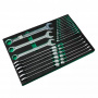 GARWIN PRO Набор ключей комбинированных 27 пр. 6-36 мм в ложементе EVA