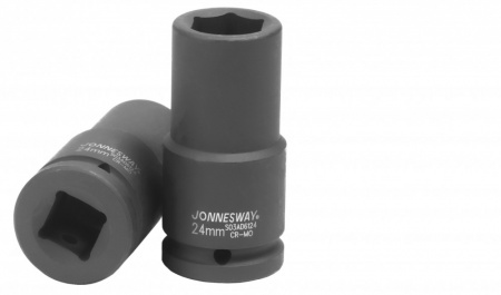 JONNESWAY Головка торцевая ударная глубокая 3/4"DR, 24 мм