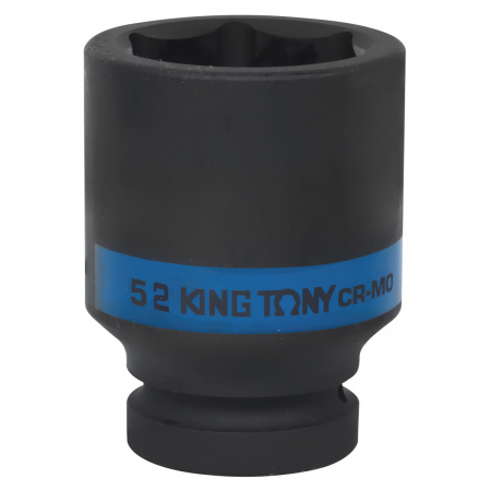 KING TONY Головка торцевая ударная глубокая шестигранная 1", 52 мм
