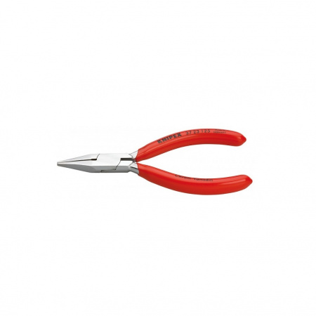 Knipex Плоскогубцы захватные прецизионные, плоские вогнутые узкие губки, 125 мм хром, обливные ручки