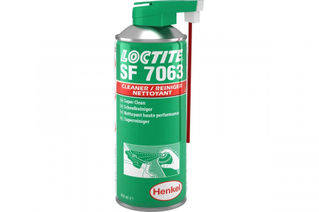 LOCTITE SF 7063 400ML Быстродействующий очиститель (спрей), для пластмасс, металлов