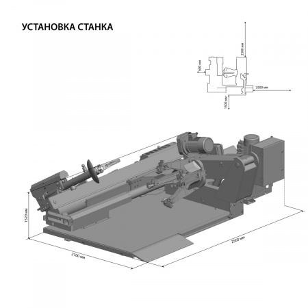 SIVIK Грузовой шиномонтажный станок ГШС-516К Синий RAL5017