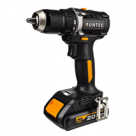 RUNTEC PRO Дрель-шуруповерт аккумуляторная 13 мм, 20 В, 55 Нм, 1800 об/мин, 2*2 Ач