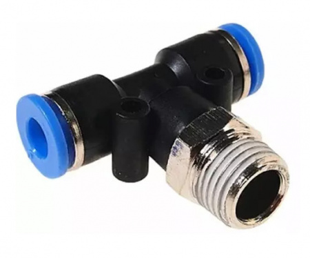 GARWIN PRO Фитинг цанговый Т-тройник М1/2" 16 мм, с уплотнением, пластм. корпус