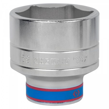 KING TONY Головка торцевая стандартная шестигранная 3/4", 59 мм